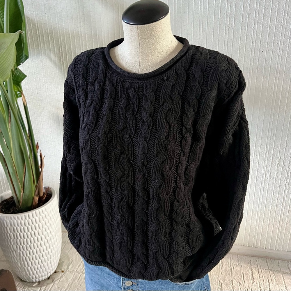 Vintage Sweater Black Size Medium